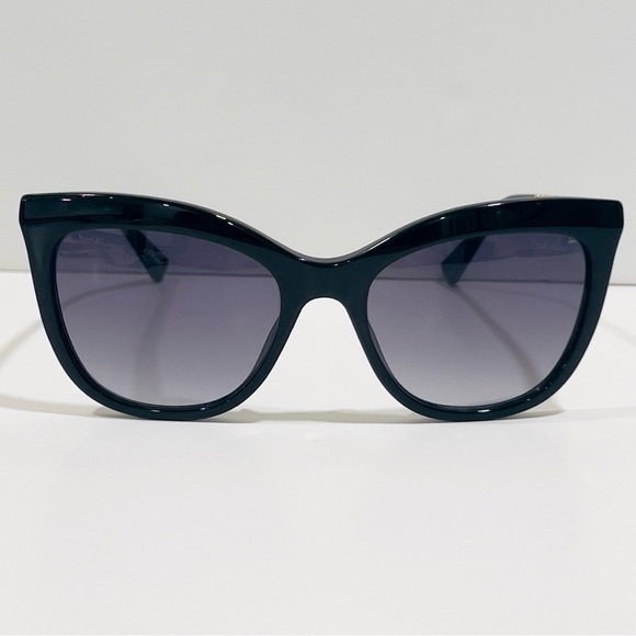 🆕 New/Authentic Chopard Black Cat Eye Sunglasses ▪️ SCH260S 700 ▪️ 54-19-135 - Picture 3 of 14